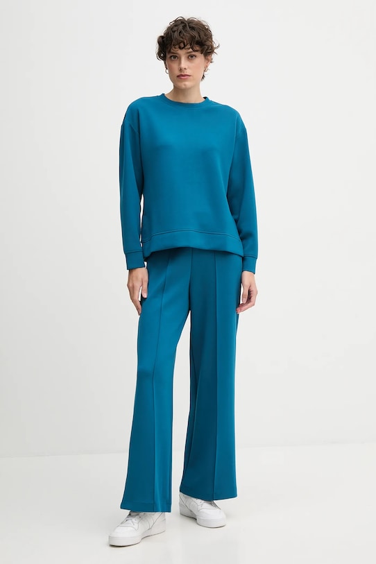 United Colors of Benetton bluza 3Y2F3M07M turkusowy AW25