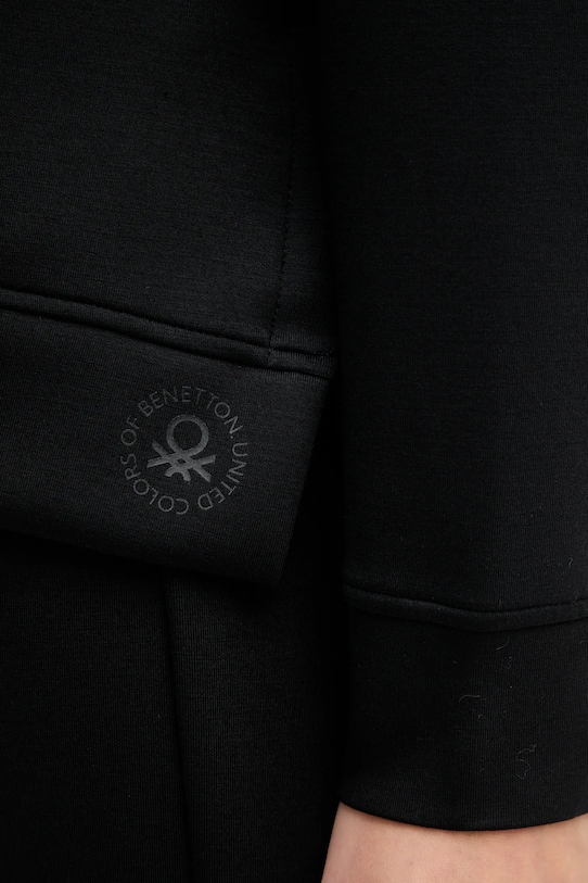 Mikina United Colors of Benetton 3Y2F3M07M čierna