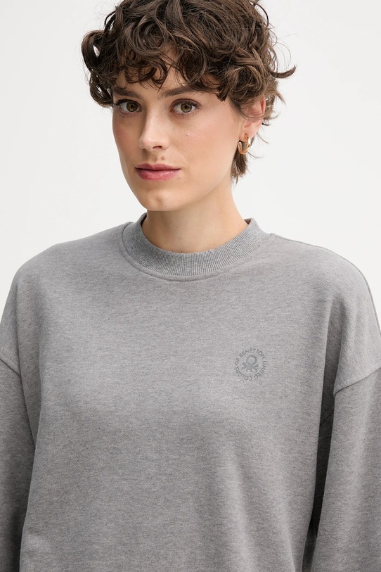 United Colors of Benetton bluza szary 3WNW3M07T