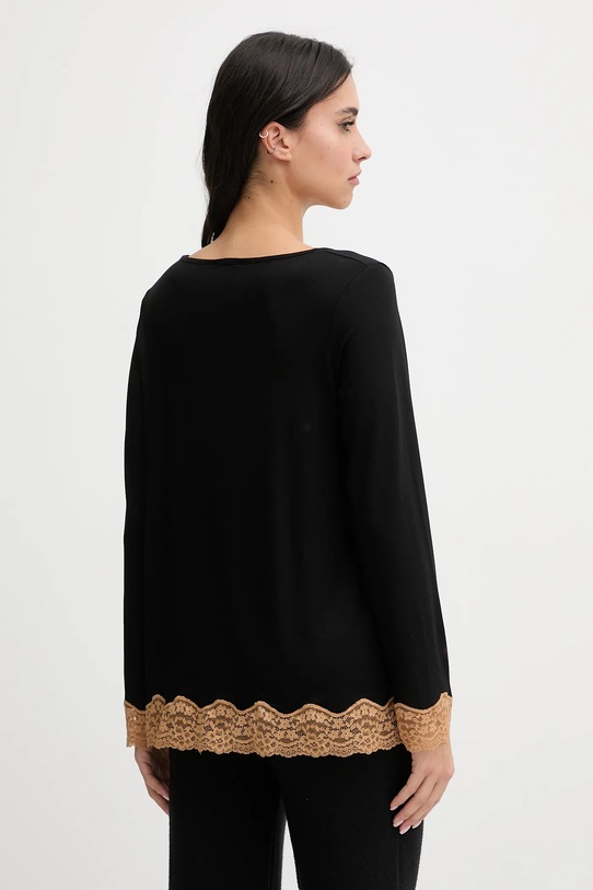 Odjeća Majica dugih rukava za spavanje United Colors of Benetton 3Z123M07X crna