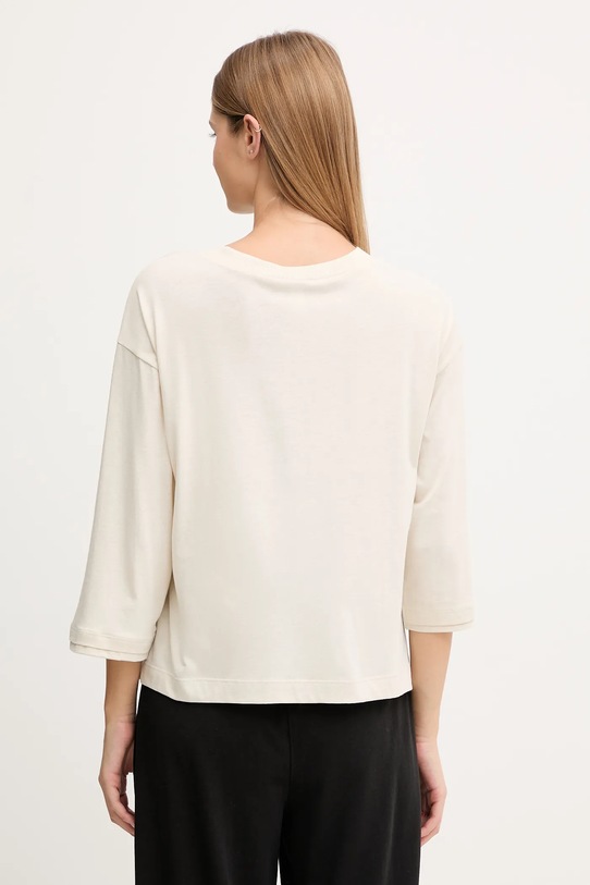 Odzież United Colors of Benetton longsleeve piżamowy 3Y5E3M07S beżowy