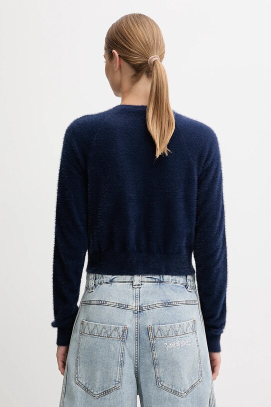 Ruházat adidas Originals kardigán Fluffy Cardigan JW3644 sötétkék