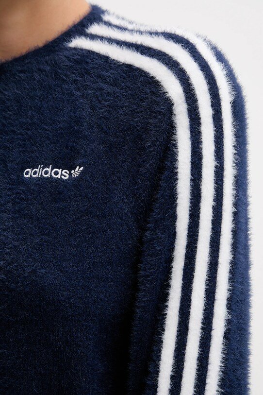 adidas Originals kardigan Fluffy Cardigan JW3644 granatowy