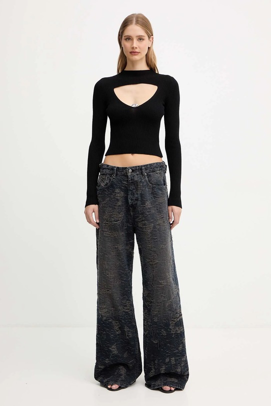 Diesel pulover de lână M-OLINA A18904.0PLBF negru AW25