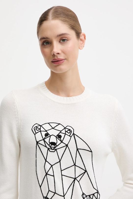 EA7 Emporio Armani sweter beżowy AF17574.7W000700