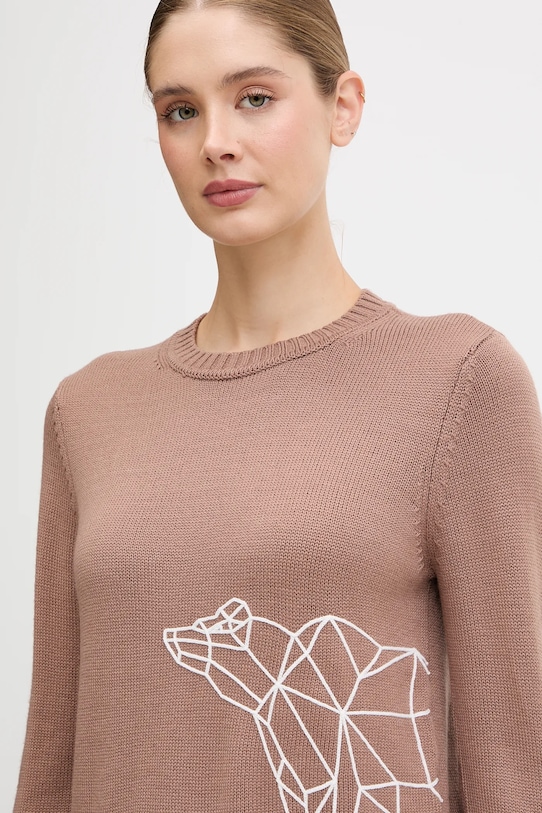 EA7 Emporio Armani sweter brązowy AF17574.7W000700