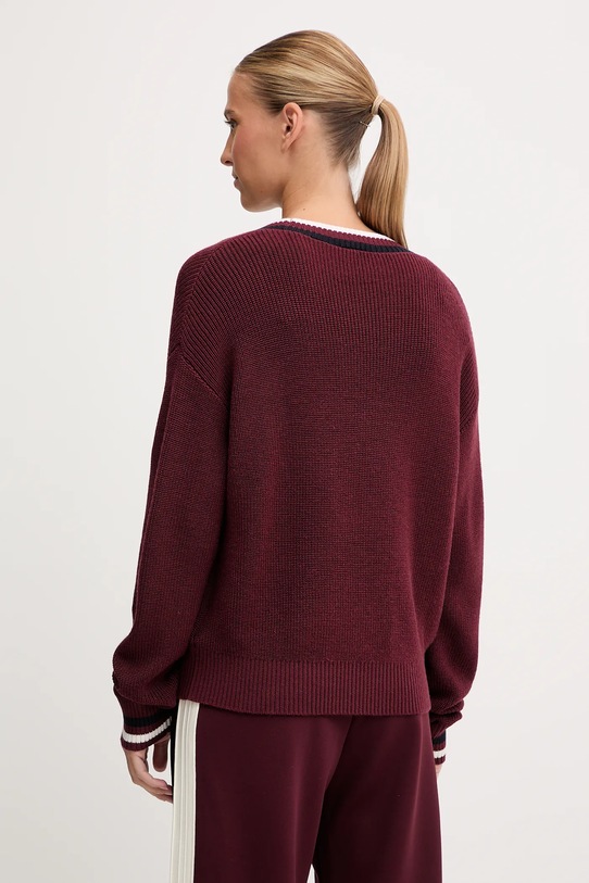 Odzież Guess sweter z dodatkiem wełny SABINA V5BR01.Z1152 bordowy