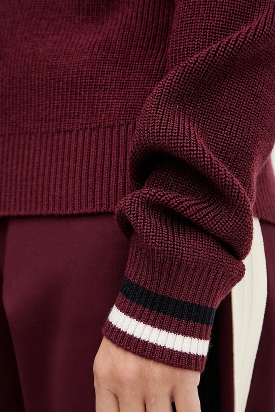 Guess sweter z dodatkiem wełny SABINA V5BR01.Z1152 bordowy