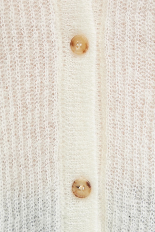 MM kardigan z dodatkiem wełny MEANDRO 2526346028600 beżowy