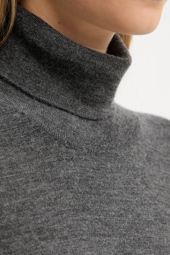 MM sweter wełniany ADRIA 2526366018600 szary