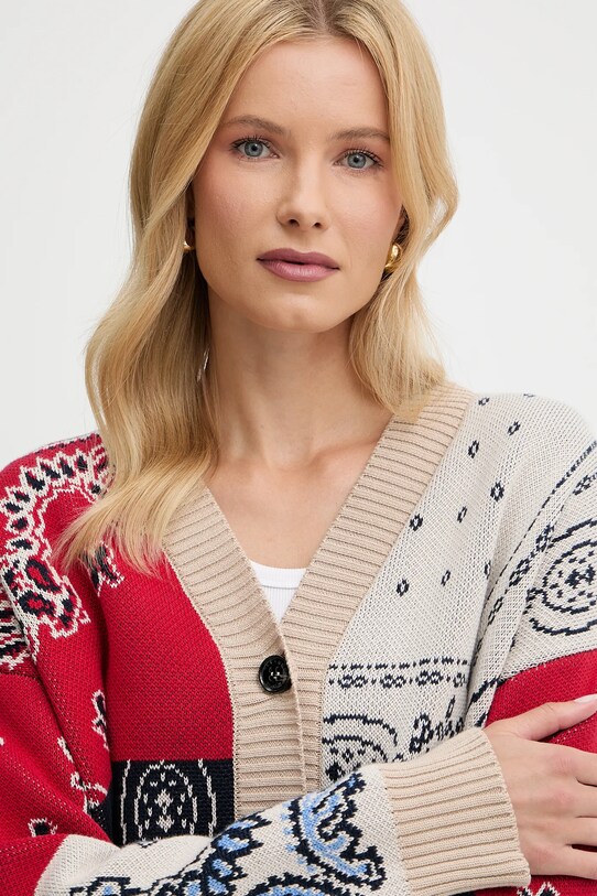 Weekend Max Mara cardigan din bumbac BAOBAB bleumarin 2525346051600