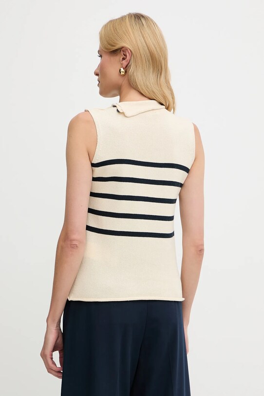 Ρούχα Βαμβακερό γιλέκο Weekend Max Mara TROFEO 2525366121600 μπεζ