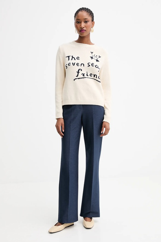 Weekend Max Mara sweter NESPOLA 2525366171600 beżowy AW25