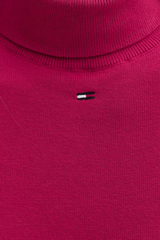 Tommy Jeans sweter bawełniany DW0DW21672 różowy