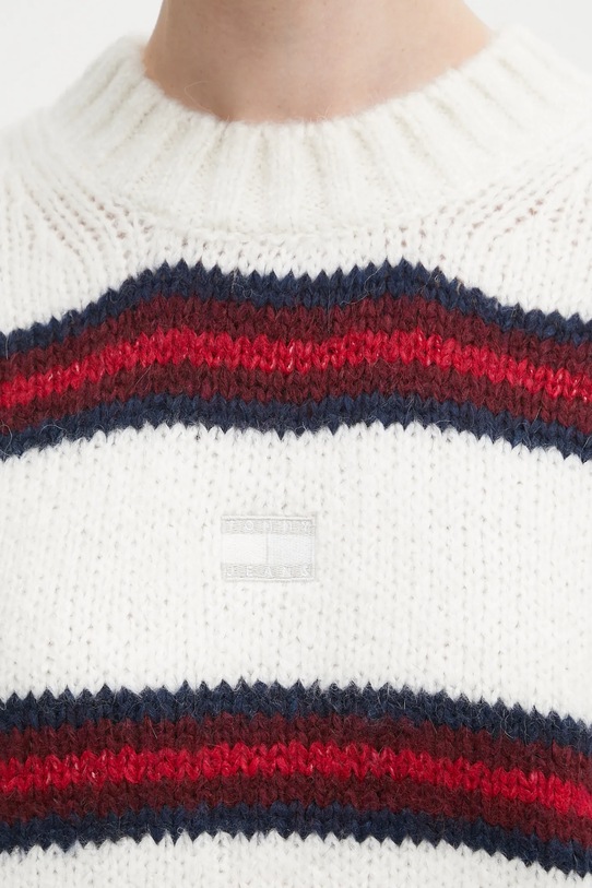 Tommy Jeans sweter z domieszką alpaki DW0DW21679 beżowy