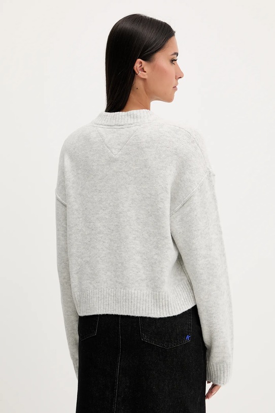 Odjeća Pulover s dodatkom vune Tommy Jeans DW0DW21711 siva