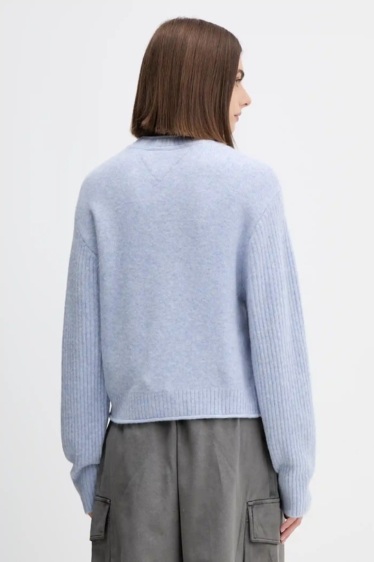 Oblečení Svetr s příměsí vlny Tommy Jeans DW0DW21782 modrá