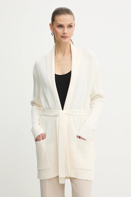 Кардиган с добавлением шерсти Armani Exchange средней плотности бежевый XW000766.AF13774