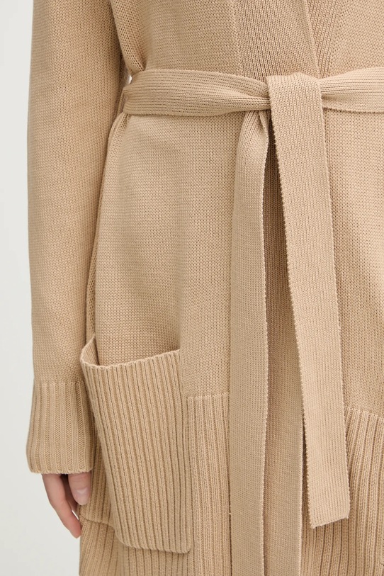 Kardigan s prímesou vlny Armani Exchange XW000766.AF13774 béžová