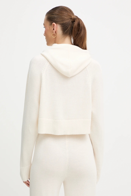 Odzież Armani Exchange sweter z dodatkiem wełny XW000767.AF13774 beżowy