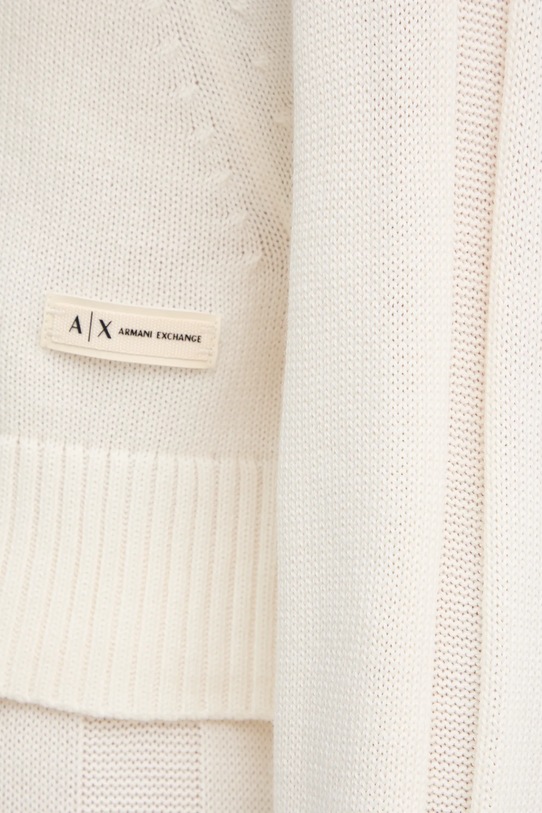 Armani Exchange sweter z dodatkiem wełny XW000767.AF13774 beżowy