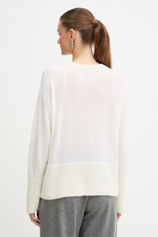 Odzież Armani Exchange sweter wełniany XW000772.AF16602 beżowy