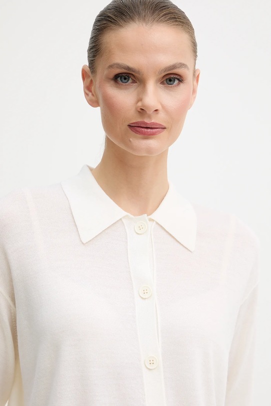 Armani Exchange kardigan wełniany beżowy XW000773.AF16602