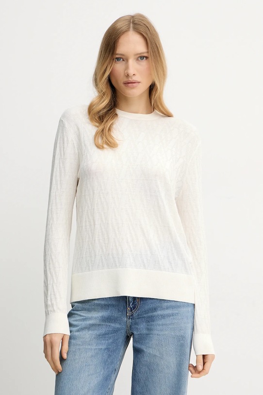 Armani Exchange sweter pozostałe beżowy XW001317.AF16619