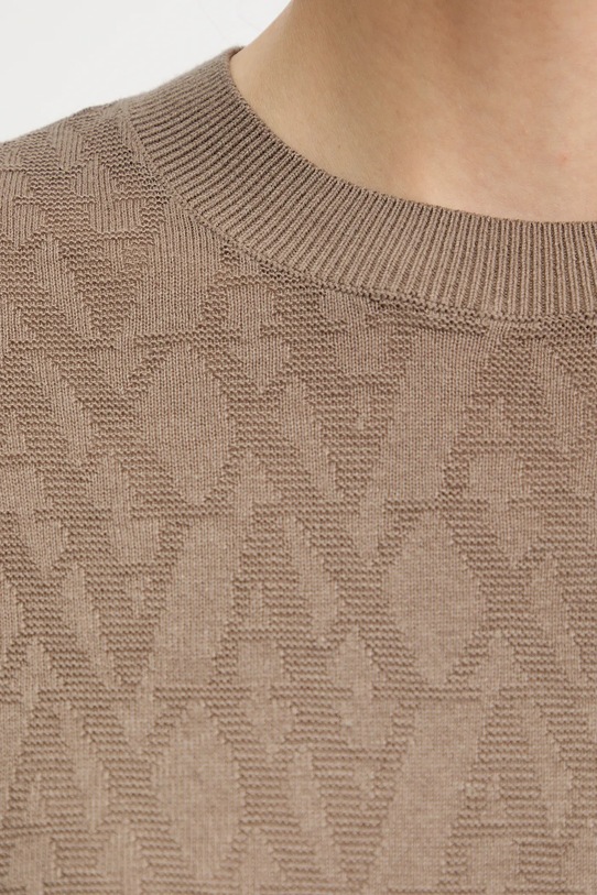 Armani Exchange sweter XW001317.AF16619 brązowy