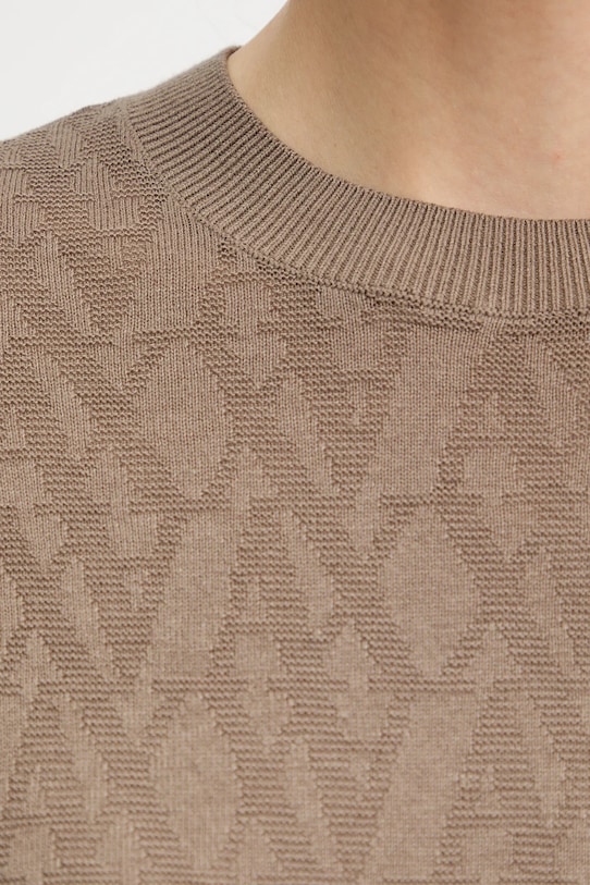 Armani Exchange sweter XW001317.AF16619 brązowy