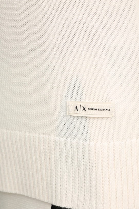 Armani Exchange sweter z dodatkiem wełny XW001335.AF13774 beżowy