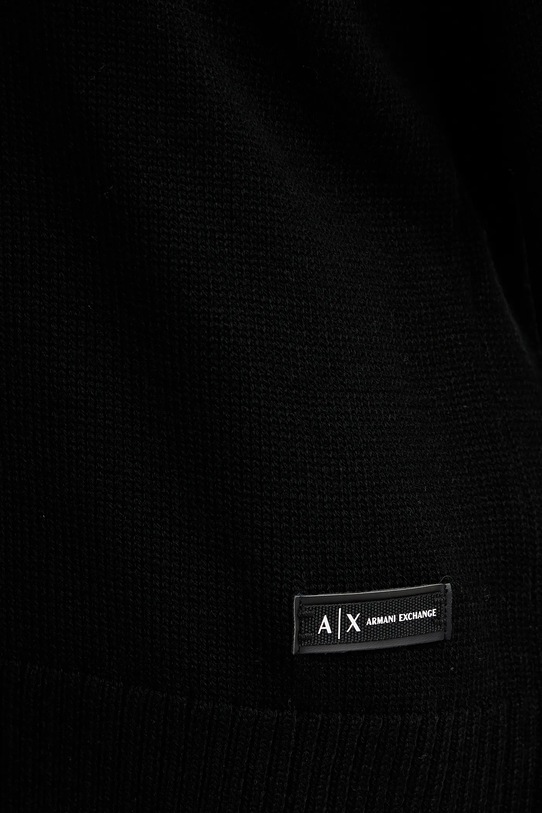 Armani Exchange pulover din amestec de lână XW001335.AF13774 negru