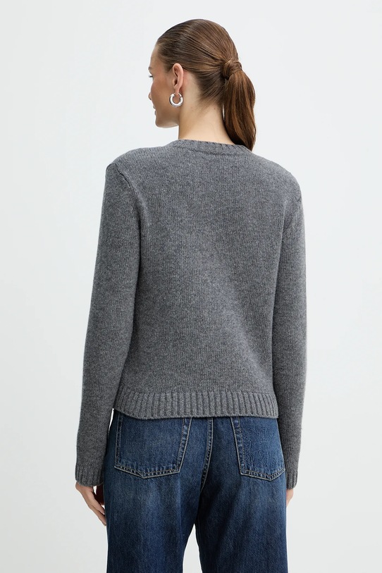 Odzież Weekend Max Mara kardigan wełniany OLBIA 2525346032600 szary