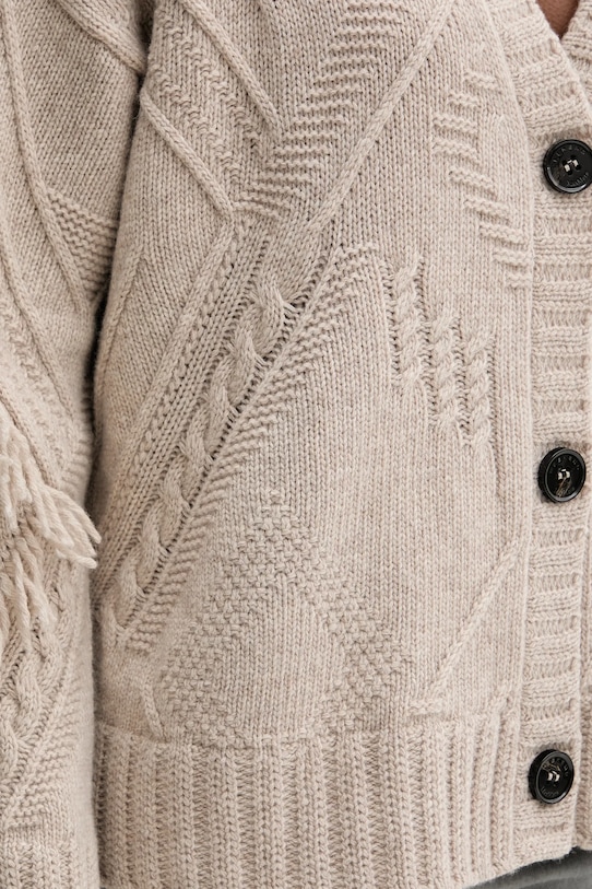 Weekend Max Mara cardigan din lână STALLO 2525346052600 bej