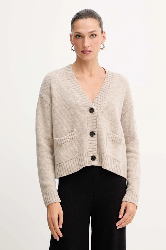 Weekend Max Mara kardigan wełniany FILMATO szpic beżowy 2525346062600
