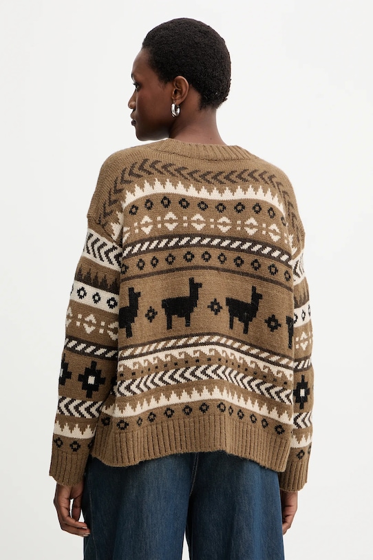 Îmbrăcăminte Weekend Max Mara cardigan de lână OVATTA 2525346092600 verde