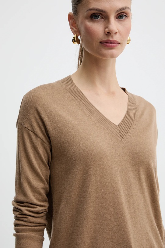 Weekend Max Mara sweter wełniany FIOCCHI zielony 2525366042600