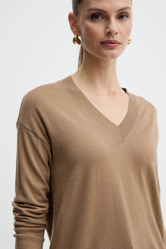 Vlnený sveter Weekend Max Mara FIOCCHI hnedá 2525366042600