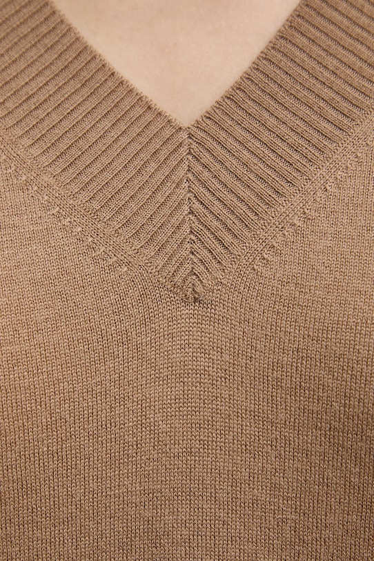 Vlnený sveter Weekend Max Mara FIOCCHI 2525366042600 hnedá