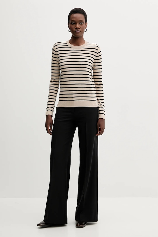 Weekend Max Mara pulover de mătase SICILIA 2525366082600 bej AW25