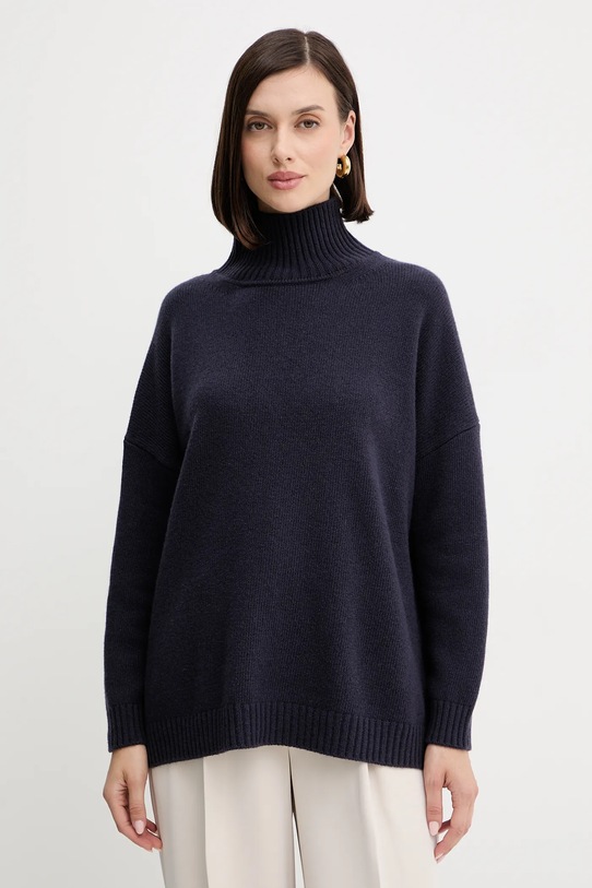 Weekend Max Mara pulover de lână BORGIA grosime medie bleumarin 2525366112600