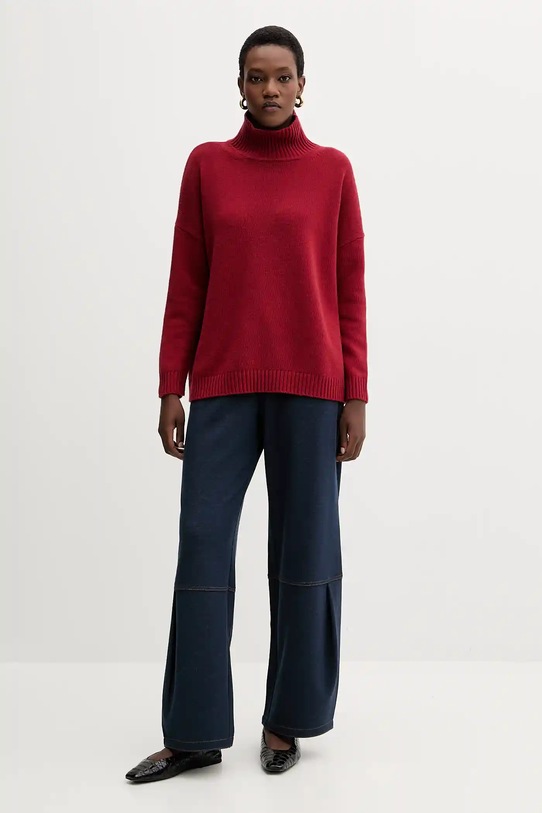 Weekend Max Mara gyapjú pulóver BORGIA 2525366112600 burgundia AW25