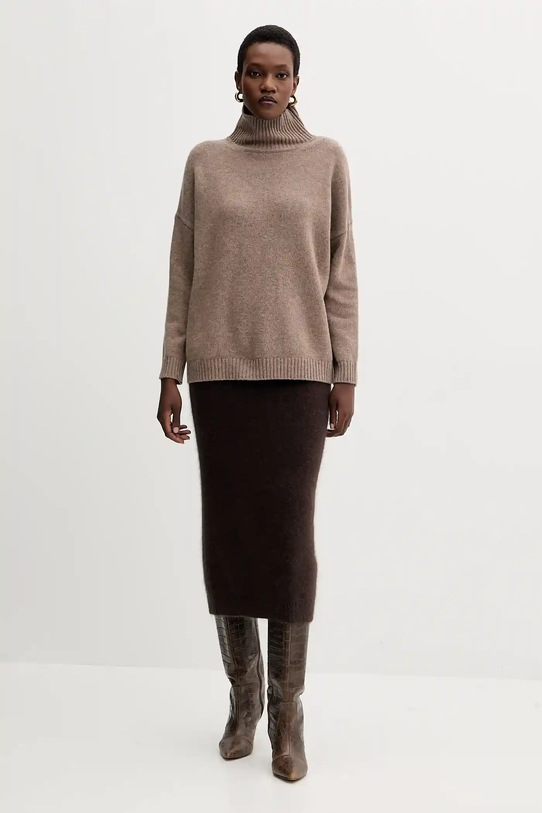 Weekend Max Mara pulover de lână BORGIA 2525366112600 maro AW25