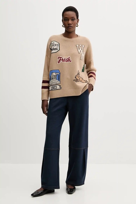 Weekend Max Mara pulover de lână PAVIDI 2525366262600 bej AW25