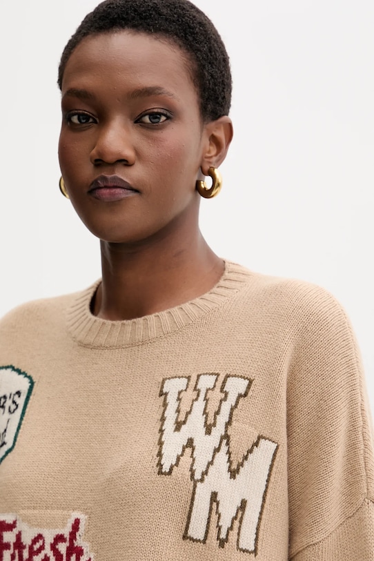 Weekend Max Mara pulover de lână PAVIDI bej 2525366262600