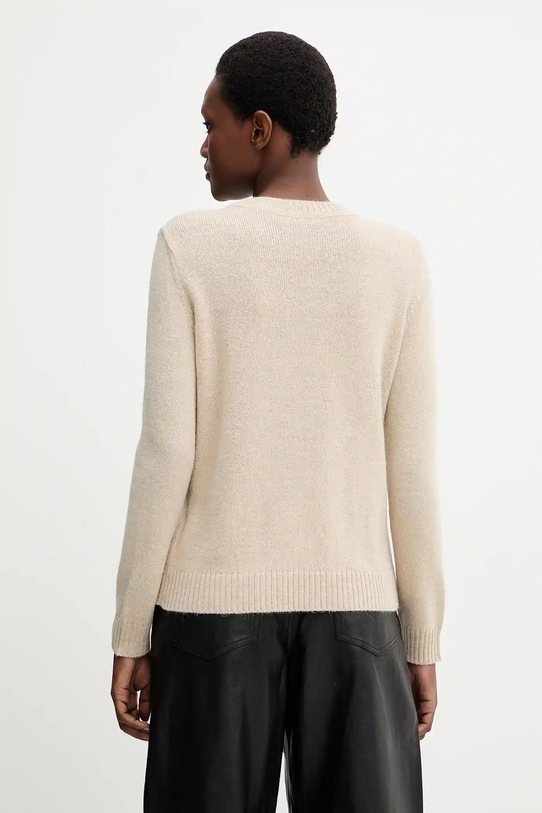 Odzież Weekend Max Mara sweter z wełną NITRA 2525366292600 beżowy