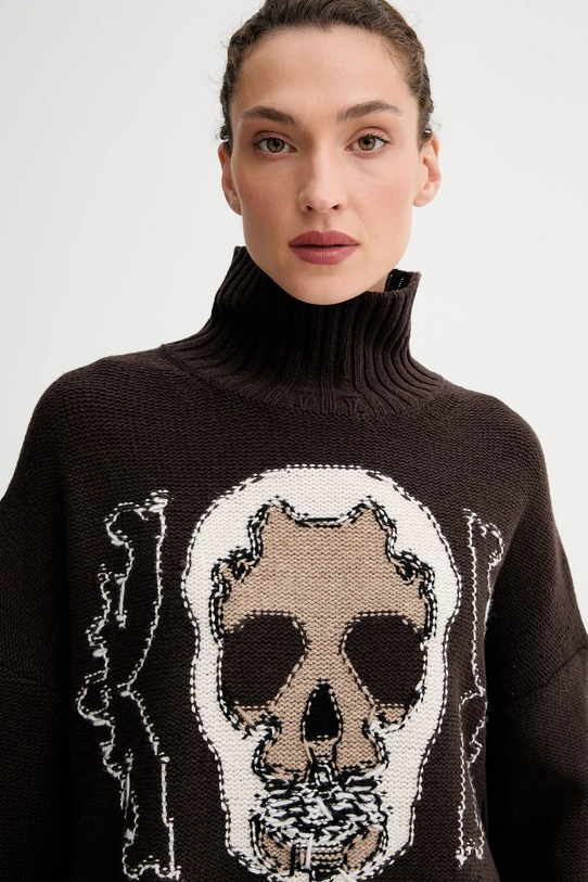 Vuneni pulover ZADIG&VOLTAIRE smeđa KWSW02825