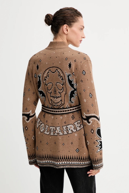 Odjeća Vuneni kardigan ZADIG&VOLTAIRE KWCA01638 smeđa