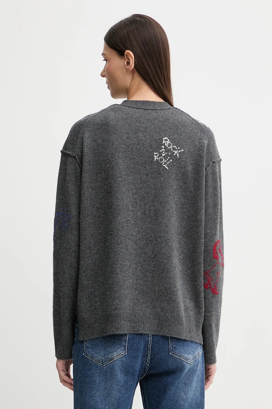 Odzież ZADIG&VOLTAIRE kardigan kaszmirowy KWCA01630 szary