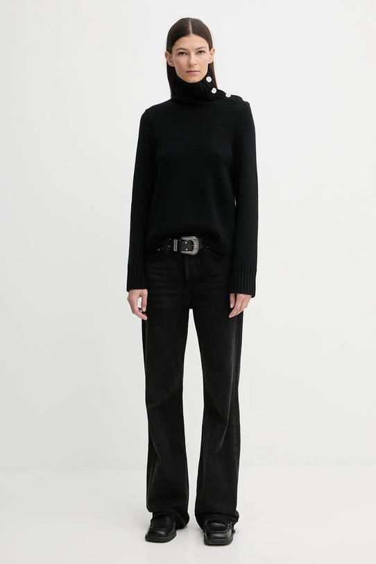 ZADIG&VOLTAIRE sweter kaszmirowy KWSW02923 czarny AW25